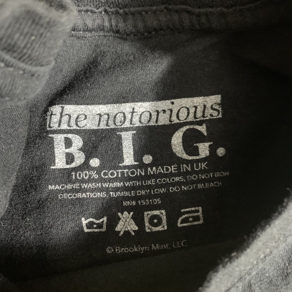 Notorious B.I.G. Unisex Kids Mosaic T-Shirt Crown Sz Medium - Picture 6 of 8